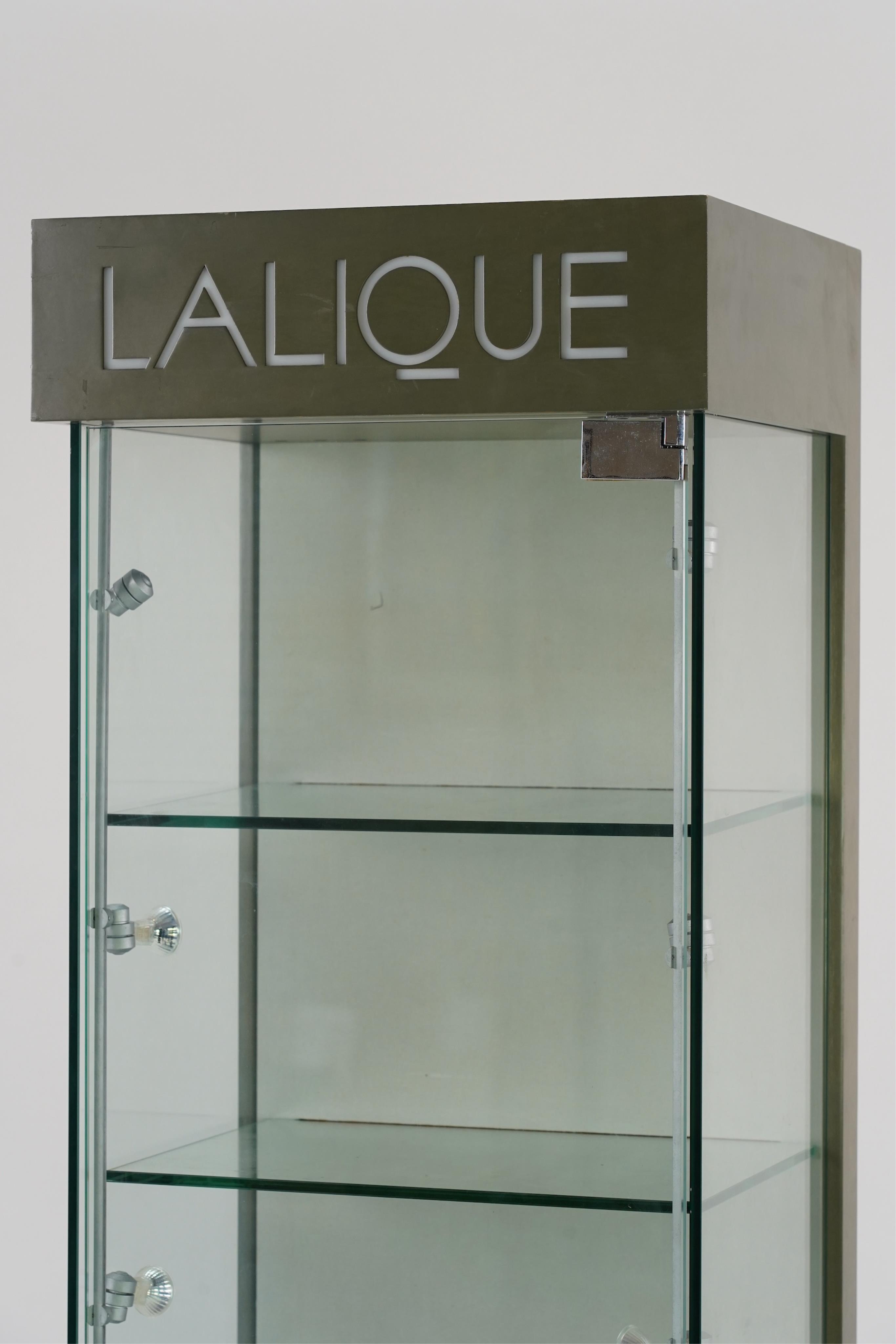 Lalique: A branded modern display cabinet